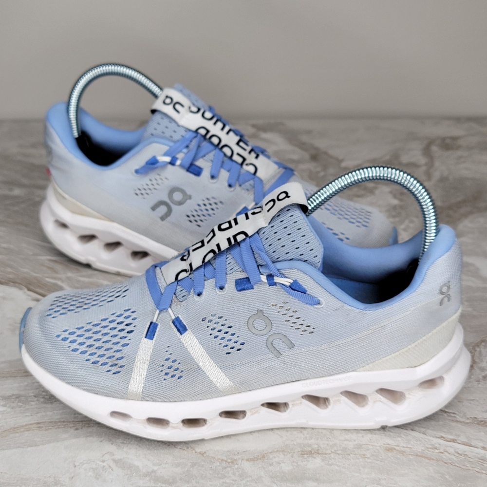 On Cloudsurfer Womens Size 7.5 Shoes Blue Running Walking Trainer Sneaker Swiss